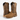 Circle A Western and Outdoor Irish Setter brown waterproof leather steel toe pull-on work boots with decorative stitching
