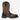 Circle A Western and Work men's brown waterproof cowboy boots with black toe cap and heel.