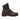 Circle A Western and Work brown waterproof leather 8" work boots with black laces and lug sole.