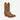 Circle A Western and Work caramel leather Marfa bootie featuring western star inlays and stud accents with a snip toe.