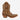 Circle A Western and Work caramel leather western bootie with star inlays, stud accents, and a snip toe profile.