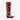 Ariat Casanova Star X Toe Boot in Cherry Heat — metallic gold star underlays, 16-inch shaft. Side view.
