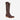 Circle A Western and Work R. Watson chocolate goat leather tall Western boot with 14-inch shaft and cutter toe.