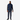 Circle A Western and Work Columbia Ascender II softshell vest in collegiate navy worn by a man over a grey jacket