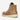 Circle A Western and Work Danner Logger Moc 917 boot in bone brown nubuck leather with a cream Vibram outsole.