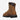 Circle A Western and Work Danner Quarry USA 8-inch waterproof work boot in distressed brown leather, rear view.