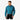 Circle A Western and Work Men's classic fit dark teal long sleeve shirt with a white geometric pattern and button-down collar.
