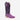 Circle A Western and Work R. Watson dark violet cowhide leather Western boot with intricate shaft embroidery