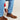 Circle A Western and Work The Doc Tan Bison cowboy boots with square toe and flame stitching. Full-grain bison leather.