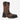 Circle A Western and Work Durango men's brown waterproof cowboy boots with black toe cap and durable sole.