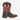 Circle A Western and Work Durango Lil' Rebel Pro kids' western boot with dark chestnut leather and crimson shaft