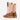 Circle A Western and Work Durango women's 10-inch western boots with tan leather foot and cream shaft with red stitching