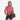 Circle A Western and Work girls coral long sleeve shirt with western boot print, worn with jeans and a cowboy hat