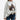 Circle A Western and Work girls long sleeve heather khaki knit top featuring a horse graphic print