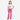 Circle A Western and Work girls wearing pink Wrangler bootcut jeans with a white star t-shirt and brown boots