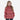 Young girl wearing a pink Cruel Girl western-style patterned pullover hoodie in a snowy outdoor setting