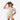 Circle A Western and Work girls beige striped overalls with pleat details worn by a smiling girl in a blue cap