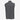 Back view of a Circle A Western and Work graphite grey classic knit vest with a high collar.