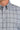 Circle A Western and Work grey and blue plaid short sleeve button-up shirt with ArenaFlex stretch comfort. Features a chest pocket and Cinch logo.