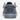 Circle A Western and Work Hey Dude Wally stretch jersey slip-on shoe in charcoal grey, rear view with logo patch.
