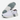 Circle A Western and Work Hey Dude Sirocco white slip-on sneaker with grey sport stripe and speckled lightweight sole