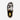 Circle A Western and Work Hey Dude Wendy youth slip-on shoe in black and white cow print with elastic laces