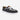 Circle A Western and Work Hey Dude Wendy youth slip-on shoe in black and white cow print with elastic laces