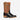 Circle A Western and Work Horse Power black full-grain leather Western boot with a copper shaft and cutter toe.