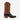 Circle A Western and Work Horse Power black full-grain leather Western boot with a copper shaft and cutter toe.