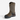 Circle A Western and Outdoor Irish Setter 11-inch waterproof pull-on work boot in brown leather and gray textile
