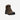 Circle A Western and Work Keen Dover brown leather waterproof work boots with black accents and yellow laces.