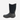 Circle A Western and Work Muck Boot kids Hale waterproof all black pull-on rain boot with durable textured sole