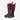 Circle A Western and Work kid's Muck Rugged II winter boots in red and black buffalo plaid with waterproof rubber.