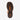 Circle A Western and Work Old West kids western boot showing the brown rubber outsole with orange lightning bolt detail
