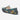 Circle A Western and Work Lamo Hannah grey multi patterned faux fur moccasin slipper with a cozy plush lining