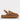 Circle A Western and Work Lamo Lilah brown suede slingback casual shoe with whipstitch detail and adjustable strap