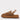 Circle A Western and Work Lamo Lilah brown suede casual slip-on shoe with contrast whipstitch and back strap
