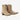 Circle A Western and Work Lane Emma Jane latte suede western ankle booties with a snip toe and turquoise sole