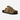 Circle A Western and Work Ariat leopard print hair-on leather mule with brown strap and black sole