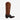Circle A Western and Work Macie Bean Late Night Loretta tall western boot with brown lizard print and whiskey shaft