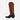 Circle A Western and Work Macie Bean Late Night Loretta tall western boot with brown lizard print and whiskey top.