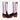 Circle A Western and Work Macie Bean women's western boots featuring a violet suede vamp and pink metallic shaft.