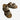 Circle A Western and Work Mackenzie tan leopard print canvas sandals with adjustable buckle straps and frayed edges.