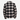 Circle A Western and Work Outback Trading Mary Kate jacket in black and white plaid, back view