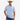 Circle A Western and Work men's light blue short-sleeve polo snap shirt with white geometric pattern. Model wearing a cowboy hat.