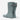 Circle A Western and Work Muck Rainscape women's grey waterproof rubber rain boots with adjustable calf buckle straps.