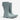 Circle A Western and Work Muck Rainscape women's 12-inch waterproof rubber rain boots in light grey with calf gusset.