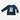Circle A Western and Work navy long sleeve baby shirt with Cowboy Way western graphic and American flag print