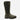 Circle A Western and Work olive night green rubber and neoprene pull-on work boots with adjustable strap and LaCrosse logo.