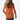 Circle A Western and Work girls orange paisley print sleeveless tank top worn by a young girl from the back view